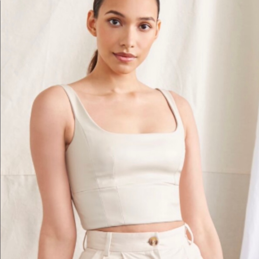 New with Tags Faux Leather Forever 21 Top